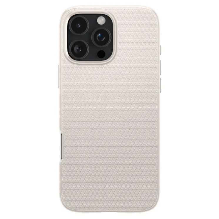 Захисний чохол Spigen (SGP) Liquid Air для Apple iPhone 16 Pro Max (ACS07991) - Natural Titanium: фото 2 з 13