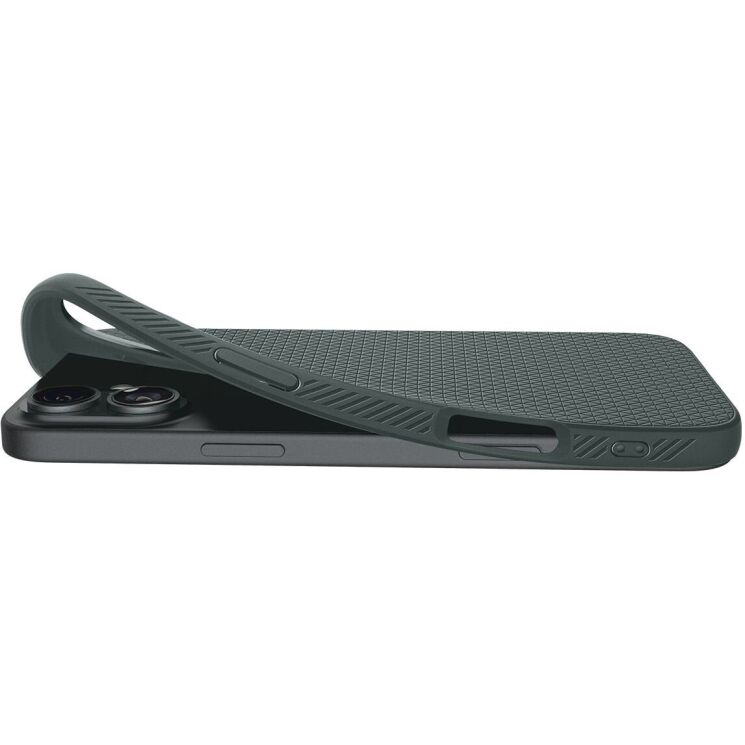 Защитный чехол Spigen (SGP) Liquid Air для Apple iPhone 16 - Abyss Green: фото 8 из 16