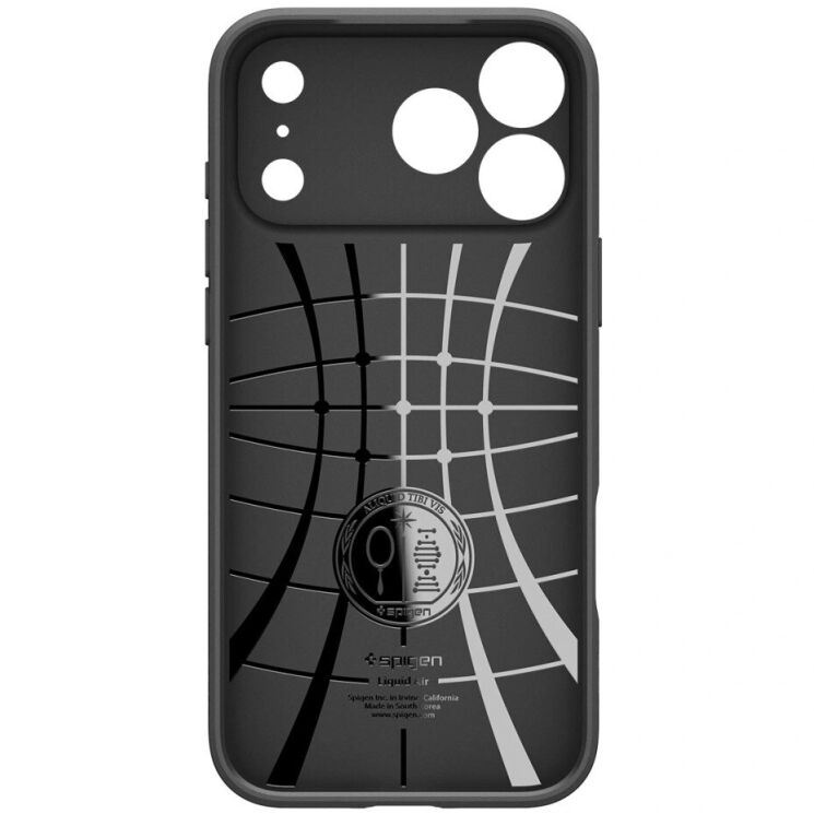 Захисний чохол Spigen (SGP) Liquid Air для Apple iPhone 17 Pro (ACS10331) - Matte Black: фото 3 з 13