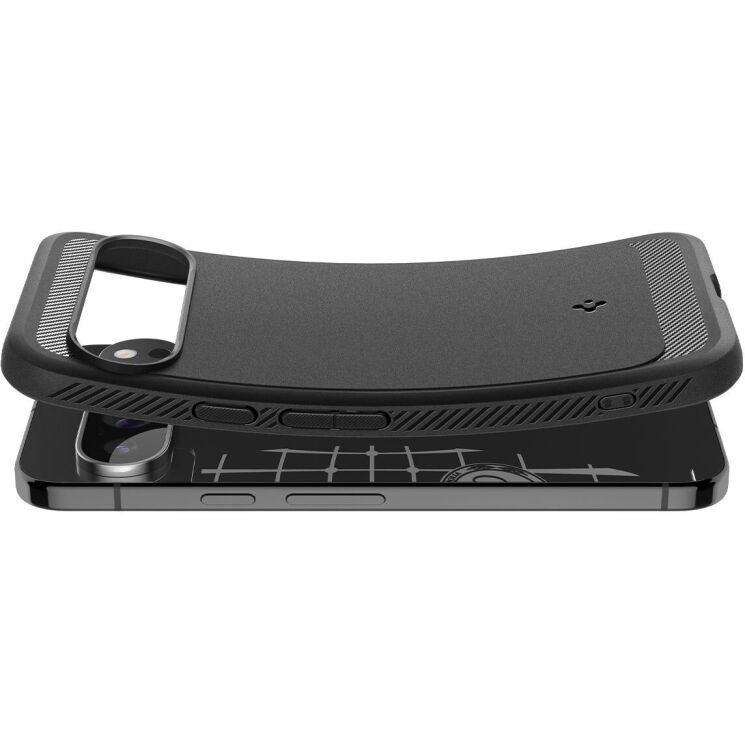 Защитный чехол Spigen (SGP) Rugged Armor для Google Pixel 9 Pro XL - Black: фото 8 из 16