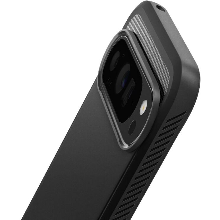 Защитный чехол Spigen (SGP) Rugged Armor для Google Pixel 9 Pro XL - Black: фото 4 из 16