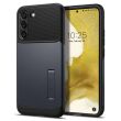 Защитный чехол Spigen (SGP) Slim Armor для Samsung Galaxy S22 Plus (S906) - Metal Slate (296610M)
