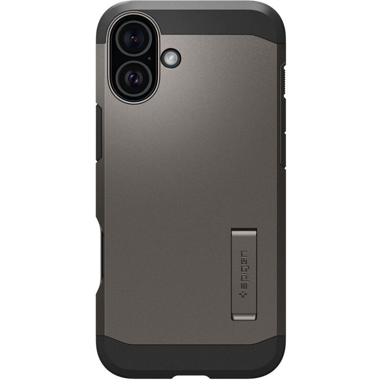 Защитный чехол Spigen (SGP) Tough Armor (MagFit) для Apple iPhone 16 - Gunmetal: фото 2 из 17