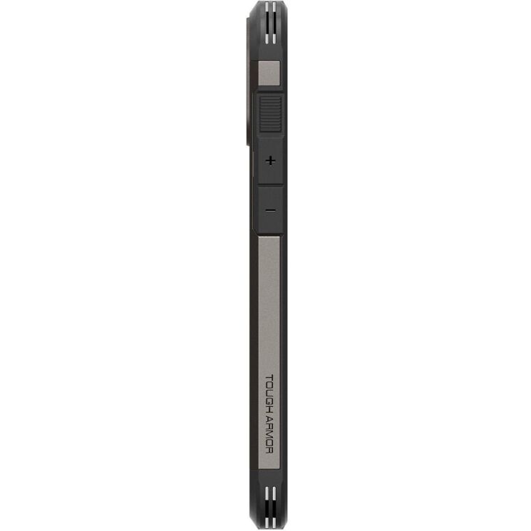 Защитный чехол Spigen (SGP) Tough Armor (MagFit) для Apple iPhone 16 - Gunmetal: фото 9 из 17