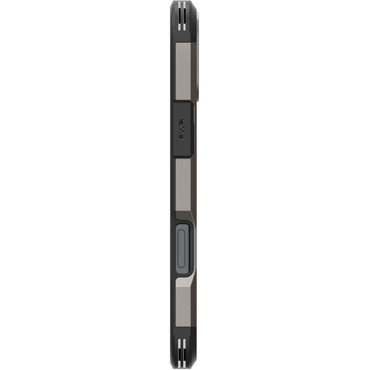 Защитный чехол Spigen (SGP) Tough Armor (MagFit) для Apple iPhone 16 - Gunmetal: фото 10 из 17
