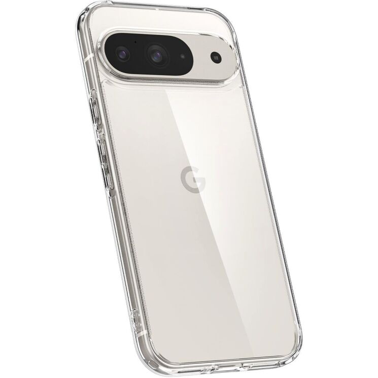 Защитный чехол Spigen (SGP) Ultra Hybrid для Google Pixel 9 / 9 Pro - Crystal Clear: фото 4 из 14