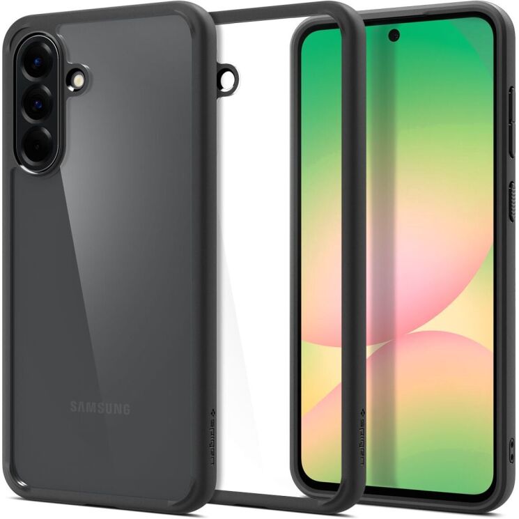 Защитный чехол Spigen (SGP) Ultra Hybrid для Samsung Galaxy A56 (A566) ACS09293 - Matte Black: фото 1 из 14