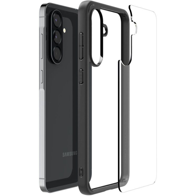 Защитный чехол Spigen (SGP) Ultra Hybrid для Samsung Galaxy A56 (A566) ACS09293 - Matte Black: фото 3 из 14