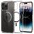 Защитный чехол Spigen (SGP) Ultra Hybrid (MagFit) для Apple iPhone 14 Pro Max - Carbon Fiber: фото 1 из 15