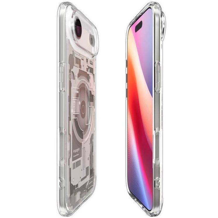 Защитный чехол Spigen (SGP) Ultra Hybrid Zero One (MagFit) для iPhone Air (ACS10319) - One Natural Titanium: фото 4 из 13