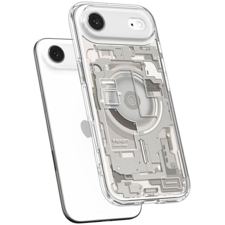 Защитный чехол Spigen (SGP) Ultra Hybrid Zero One (MagFit) для iPhone Air (ACS10319) - One Natural Titanium: фото 5 из 13