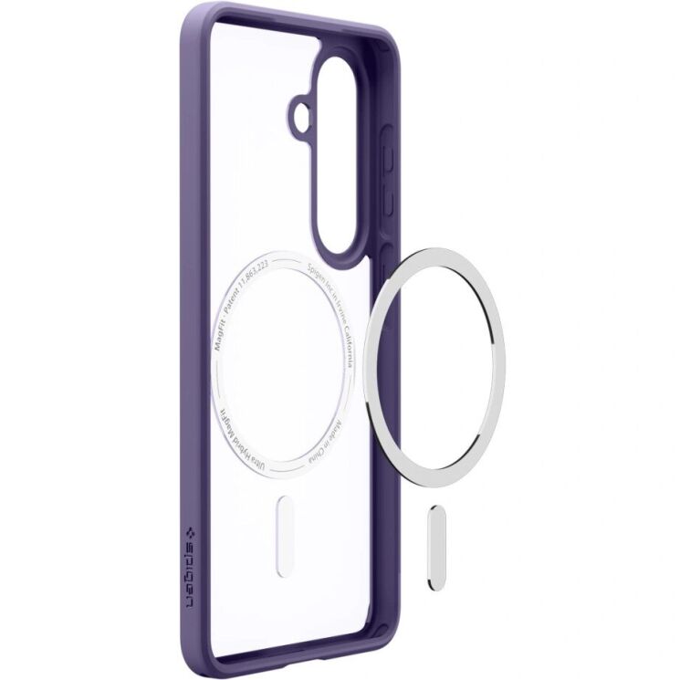 Захисний чохол Spigen Ultra Hybrid (MagFit) для Samsung Galaxy S26 (S942) ACS11220 - Deep Purple: фото 4 з 14