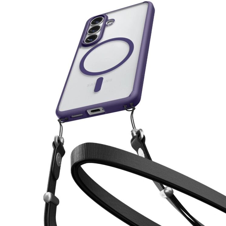 Захисний чохол Spigen Ultra Hybrid (MagFit) для Samsung Galaxy S26 (S942) ACS11220 - Deep Purple: фото 5 з 14