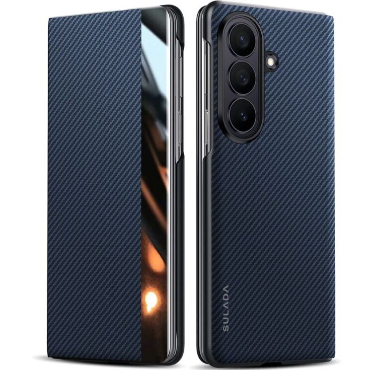 Захисний чохол SULADA Smart Window Case для Samsung Galaxy Fold 8 Ultra - Blue (424020L) Захисний чохол SULADA Smart Window Case для Samsung Galaxy Fold 8 Ultra - Blue: фото 1 з 12