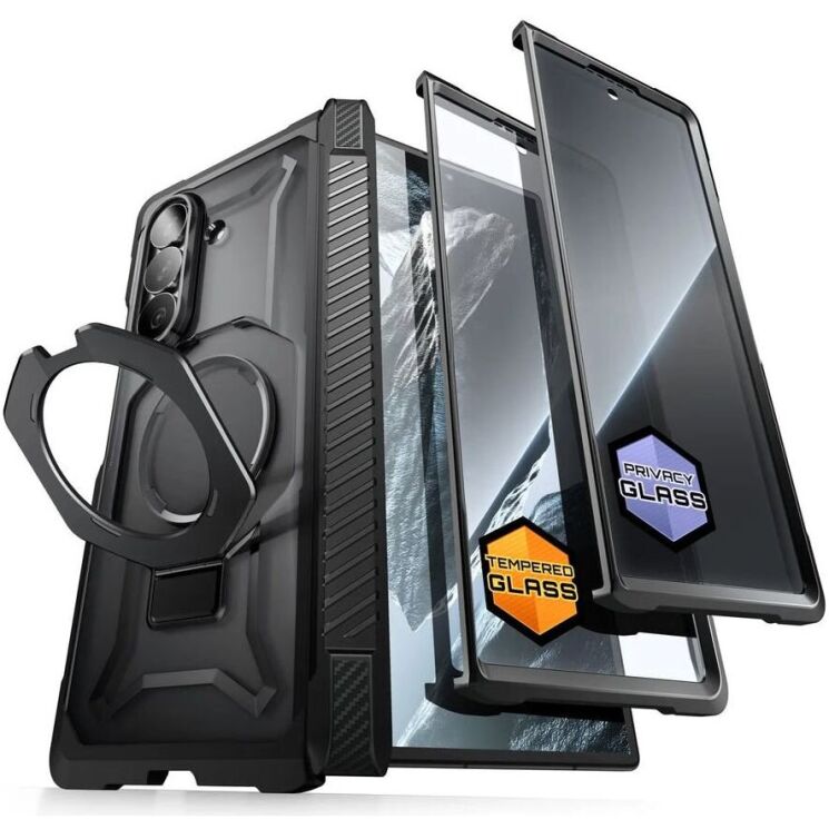 Защитный чехол Supcase UB Grip Magnetic для Samsung Galaxy Fold 8 Ultra (843439162198) - Black: фото 2 из 11