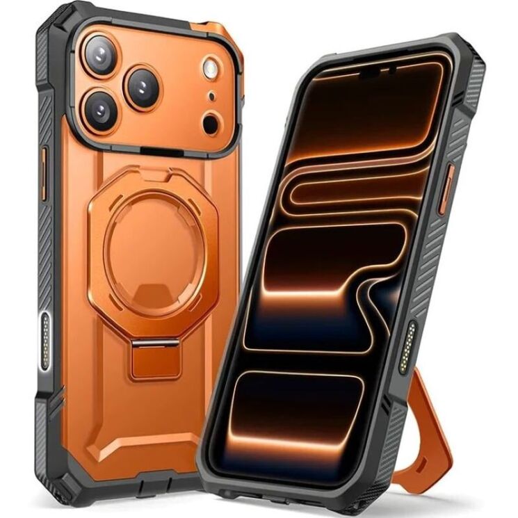 Защитный чехол Supcase UB Grip MagSafe для iPhone 17 Pro (843439159747) - Clear / Coral: фото 5 из 18