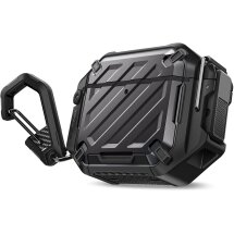 Защитный чехол Supcase Unicorn Beetle Pro Rugged Case (FH) для Apple AirPods 4 - Black: фото 1 из 10