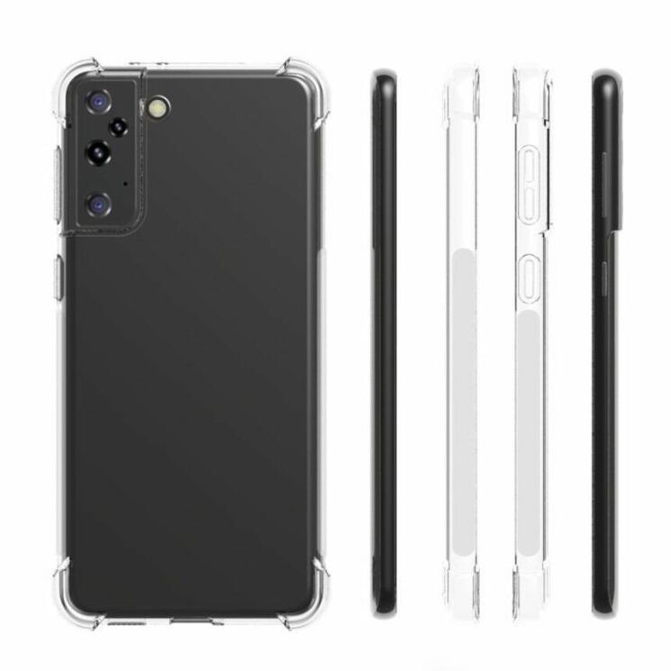 Защитный чехол UniCase AirBag для Samsung Galaxy S21 Plus - Transparent: фото 5 из 5