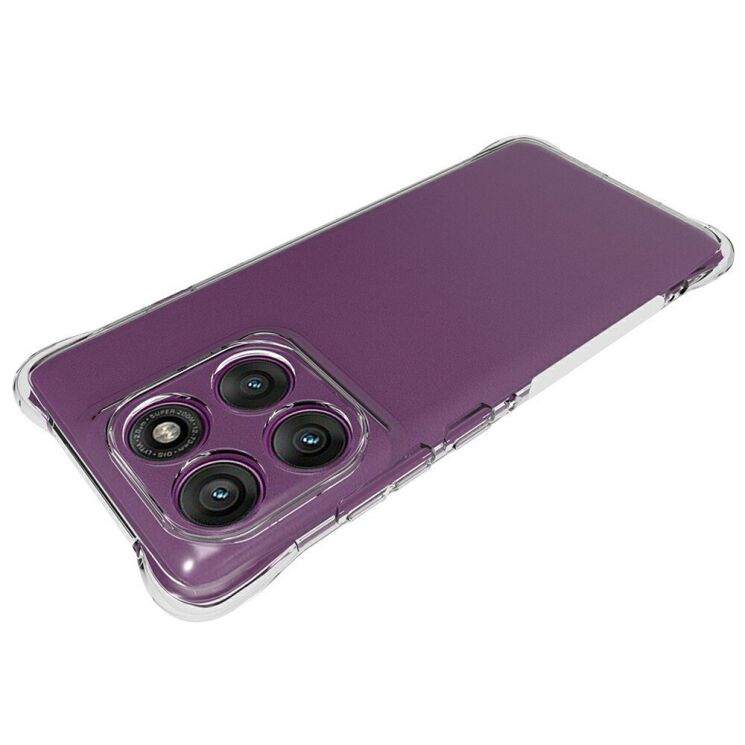 Защитный чехол UniCase AirBag Flow для Motorola Edge 60 Pro - Transparent: фото 2 из 5