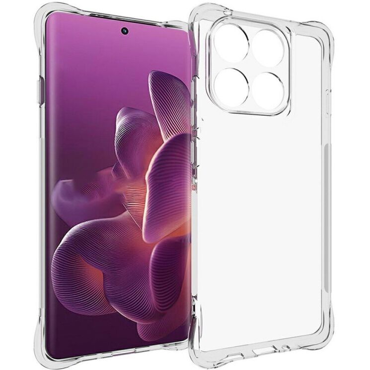 Защитный чехол UniCase AirBag Flow для Motorola Edge 60 Pro - Transparent: фото 1 из 5