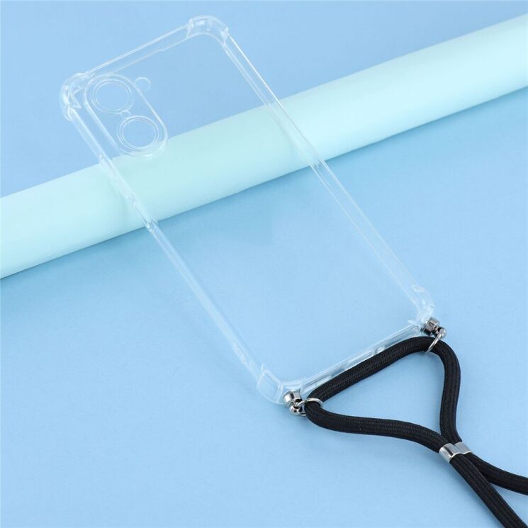 Защитный чехол UniCase AirBag with Strap для OnePlus Nord CE 5 / Ace 5 Racing - Transparent: фото 2 из 3
