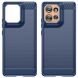 Защитный чехол UniCase Carbon для Motorola Edge 50 - Blue (368501L). Фото 2 из 10