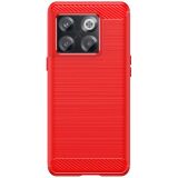 Силіконовий (TPU) чохол UniCase Carbon для OnePlus 10T / Ace Pro - Red: фото 1 з 8