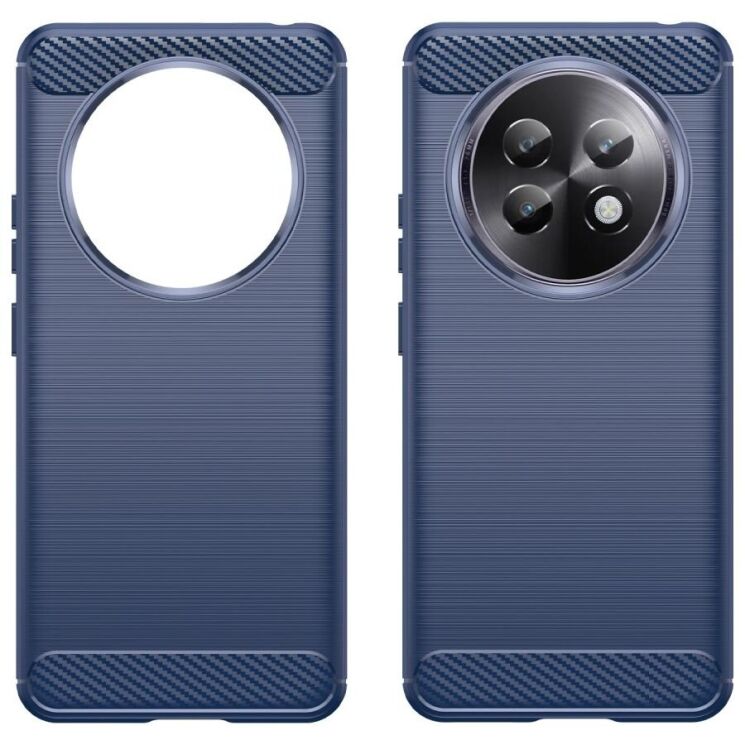 Защитный чехол UniCase Carbon для Realme 13 Plus - Blue: фото 2 из 8