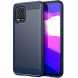 Защитный чехол UniCase Carbon для Xiaomi Mi 10 Lite - Dark Blue (226442DB). Фото 1 из 9