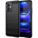 Защитный чехол UniCase Carbon для Xiaomi Redmi Note 12 5G / Poco X5 - Black (312321B). Фото 1 из 8