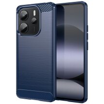 Защитный чехол UniCase Carbon для Xiaomi Redmi Note 14 4G - Blue: фото 1 из 8