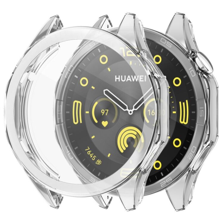 Захисний чохол UniCase Clear Cover для Huawei Watch GT 4 (46mm) - Transparent: фото 1 з 8
