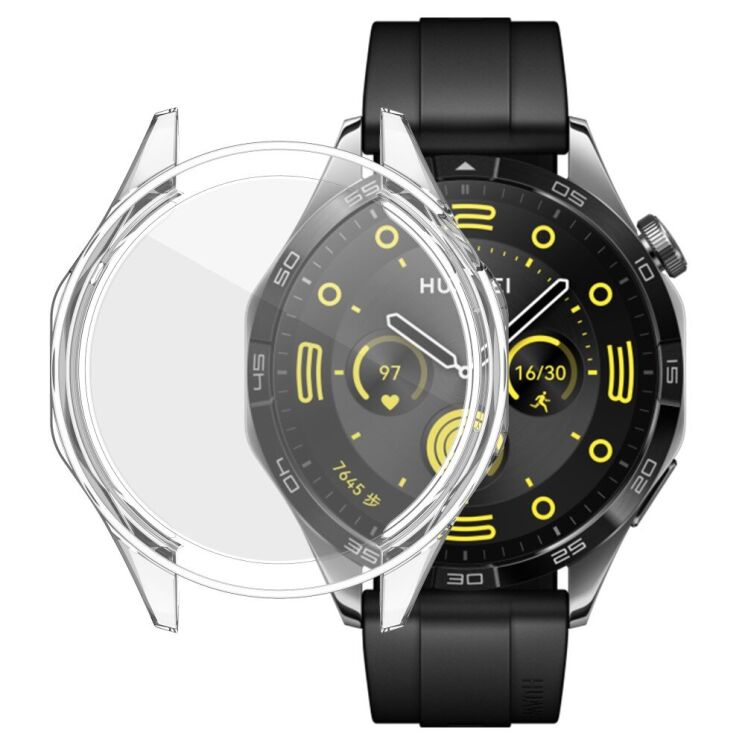 Захисний чохол UniCase Clear Cover для Huawei Watch GT 4 (46mm) - Transparent: фото 6 з 8
