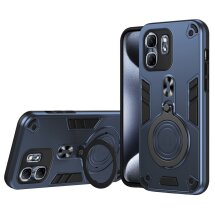 Защитный чехол UniCase Cosmic Armor для Infinix Hot 50i - Blue: фото 1 из 8