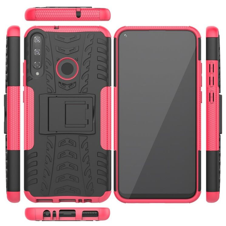 Протиударний чохол UniCase Hybrid X для Huawei P40 Lite E - Rose: фото 3 з 15