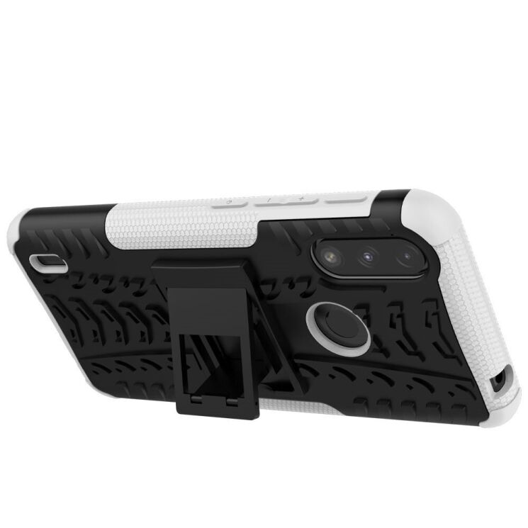 Защитный чехол UniCase Hybrid X для Motorola Moto E7 Power / Moto E7i - White: фото 7 из 12