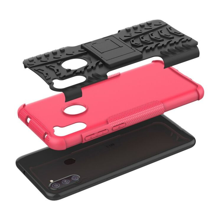 Противоударный чехол UniCase Hybrid X для Samsung Galaxy A11 (A115) - Rose: фото 9 из 10