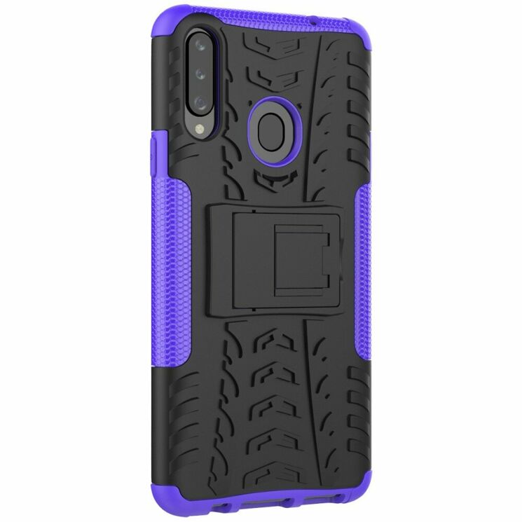 Захисний чохол UniCase Hybrid X для Samsung Galaxy A20s (A207) - Purple: фото 4 з 9