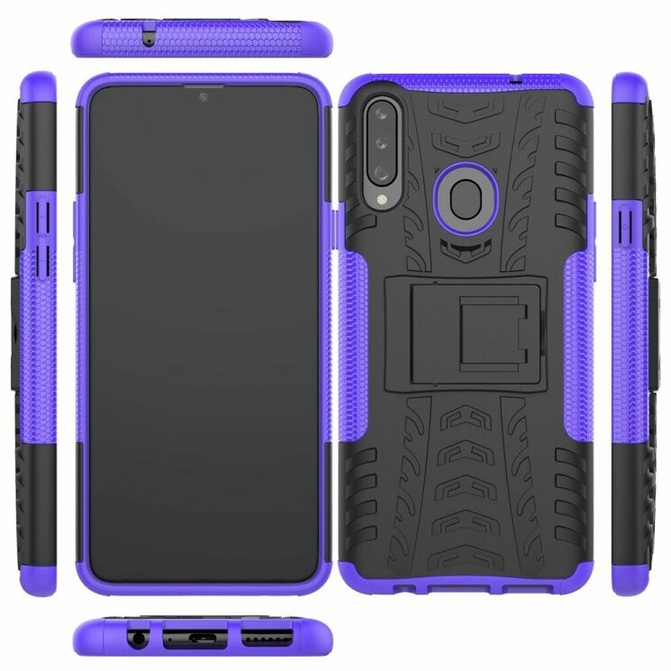 Захисний чохол UniCase Hybrid X для Samsung Galaxy A20s (A207) - Purple: фото 8 з 9