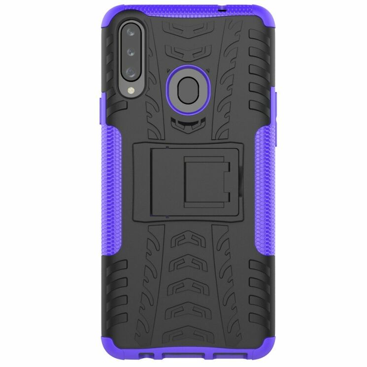 Захисний чохол UniCase Hybrid X для Samsung Galaxy A20s (A207) - Purple: фото 2 з 9