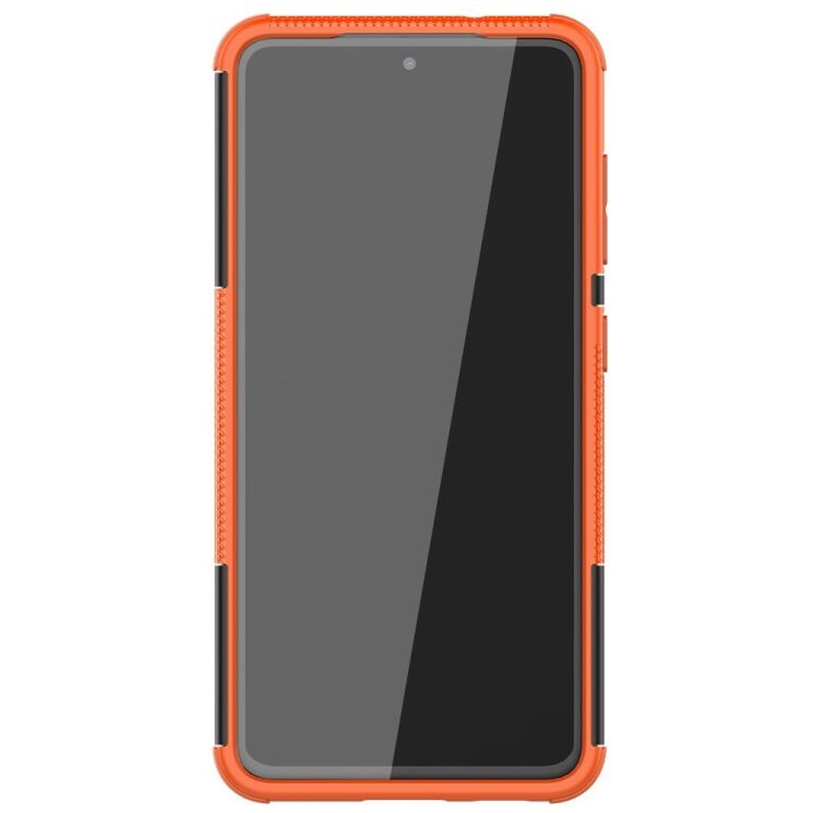 Защитный чехол UniCase Hybrid X для Samsung Galaxy S21 FE (G990) - Orange: фото 8 из 16