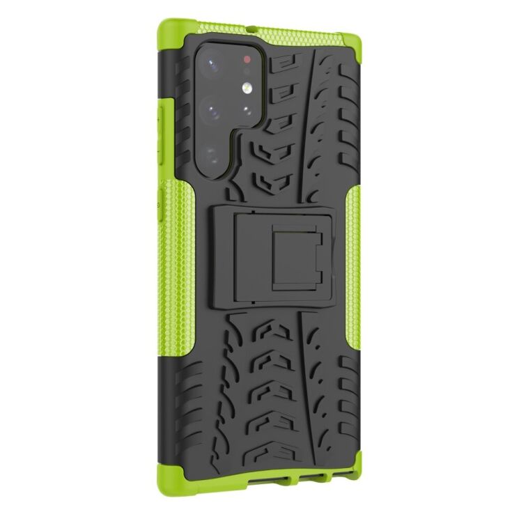 Защитный чехол UniCase Hybrid X для Samsung Galaxy S22 Ultra - Green: фото 3 из 17