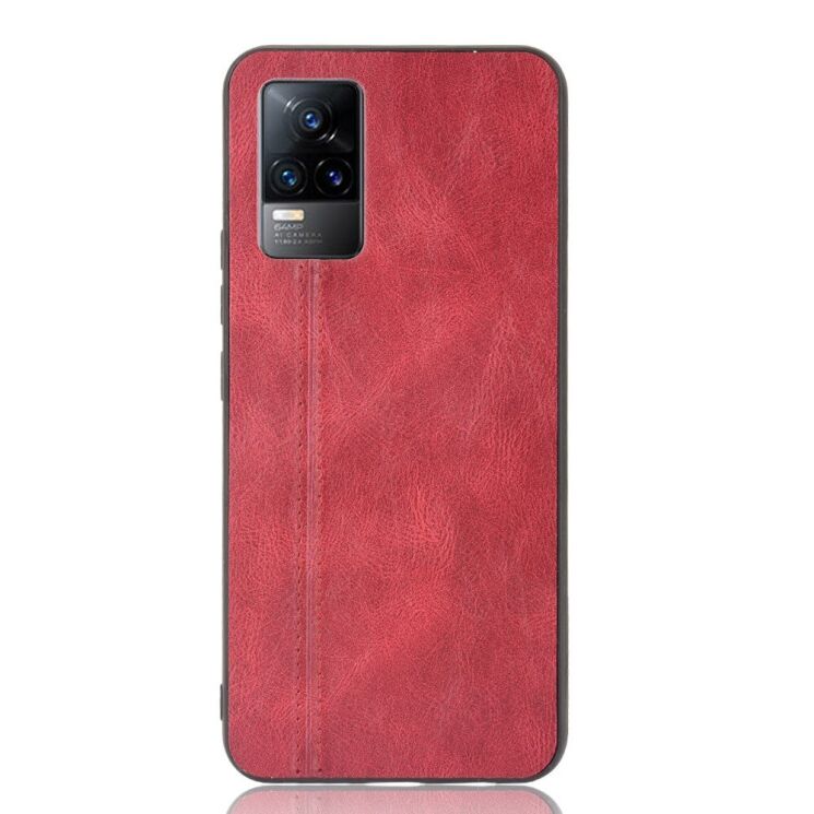 Защитный чехол UniCase Leather Series для VIVO V21e - Red: фото 2 из 14