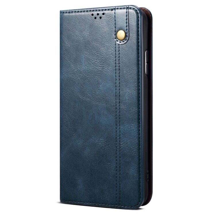 Защитный чехол UniCase Leather Wallet для Apple iPhone 14 - Blue: фото 2 из 9