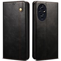 Защитный чехол UniCase Leather Wallet для Honor 200 - Black: фото 1 из 6