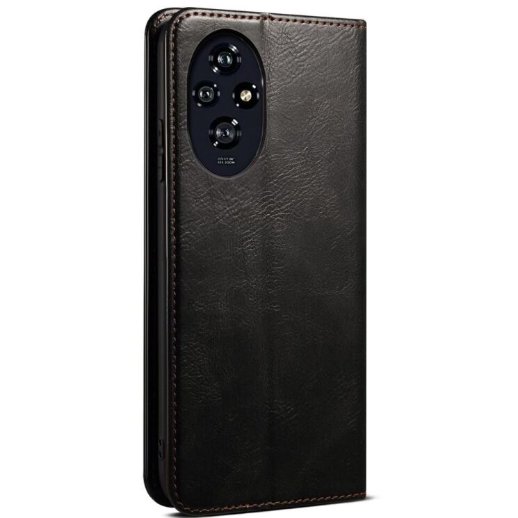 Защитный чехол UniCase Leather Wallet для Honor 200 - Black: фото 6 из 6