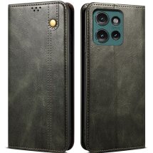 Защитный чехол UniCase Leather Wallet для Motorola Edge 50 - Green: фото 1 из 6