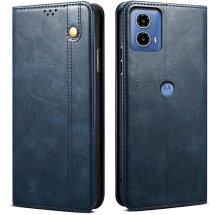 Защитный чехол UniCase Leather Wallet для Motorola Edge 50 Fusion - Blue: фото 1 из 6