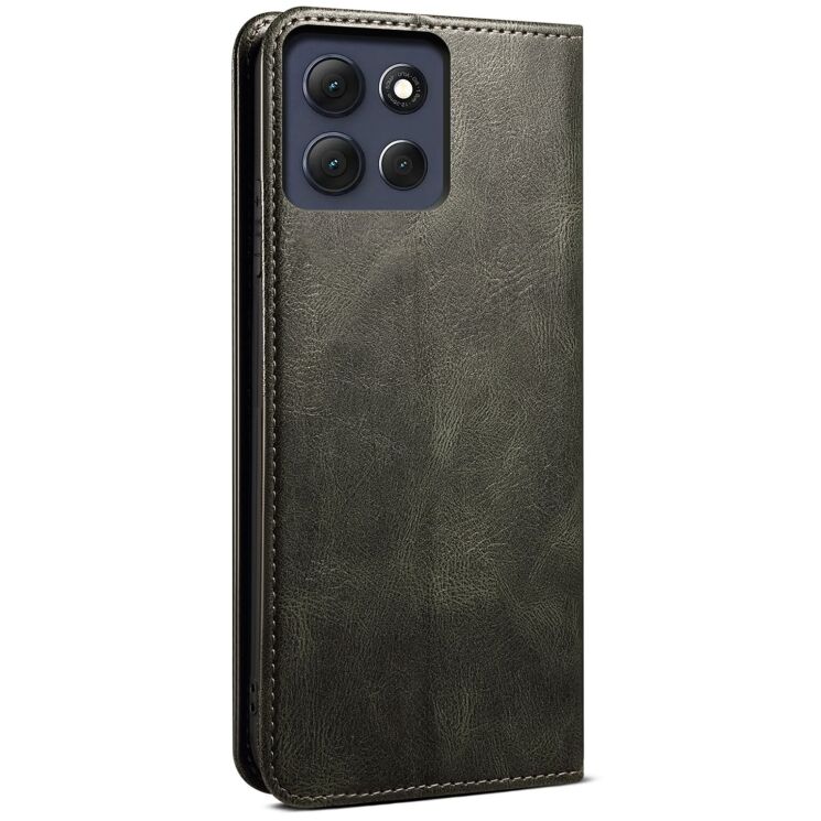 Захисний чохол UniCase Leather Wallet для Motorola Moto G86 - Green: фото 6 з 6