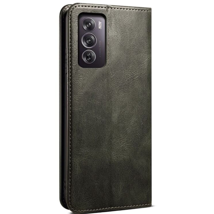 Защитный чехол UniCase Leather Wallet для OPPO Reno 12 - Green: фото 6 из 6